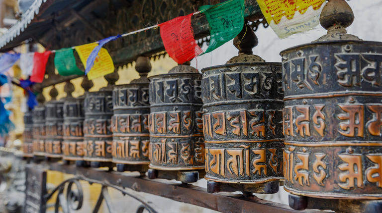 Nepal Prayer wheel