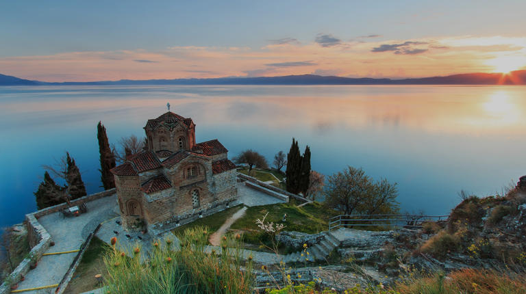 Sveti (Saint) Jovan Kaneo Church, Lake Ohrid, Macedonia