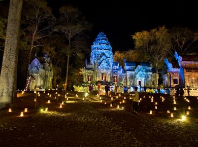 Dinner at Angkor Wat