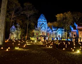 Dinner at Angkor Wat